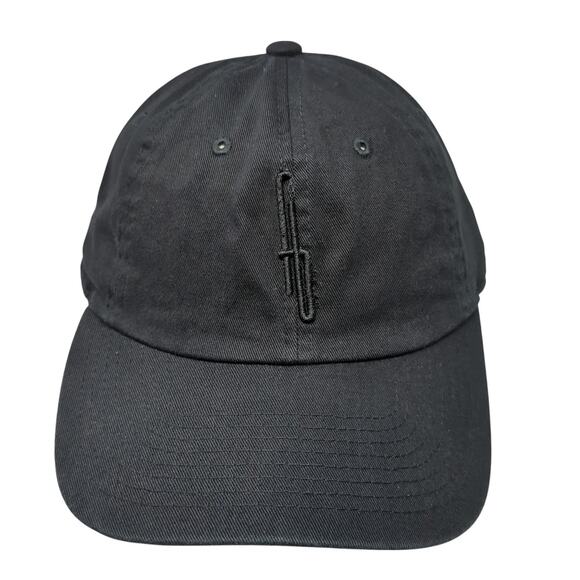 American Needle Slideback Hat Black One Size Adjustable Embroidered - Picture 1 of 10